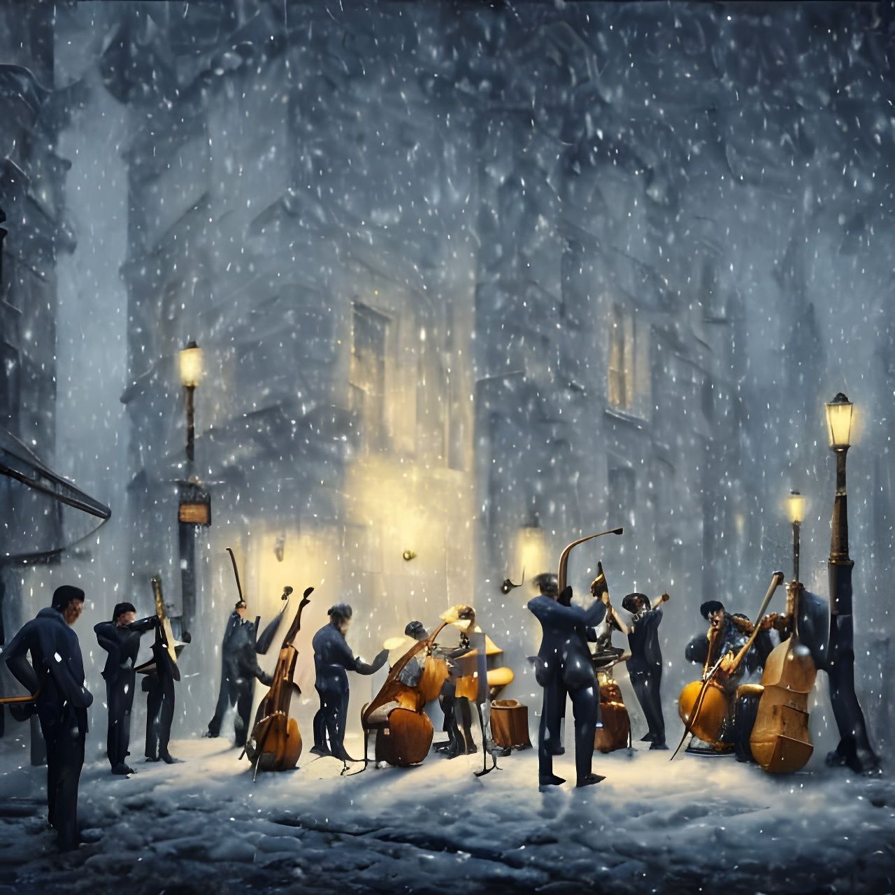 Jazz Band's Snowy Winter Fantasy