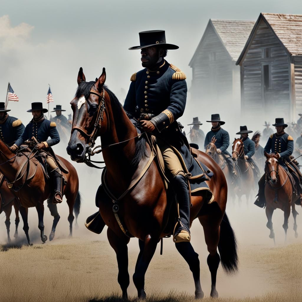 1800s US Calvary Regiment in 4K