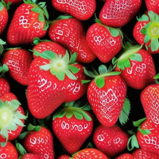 The Best Strawberry in the World: AI Art