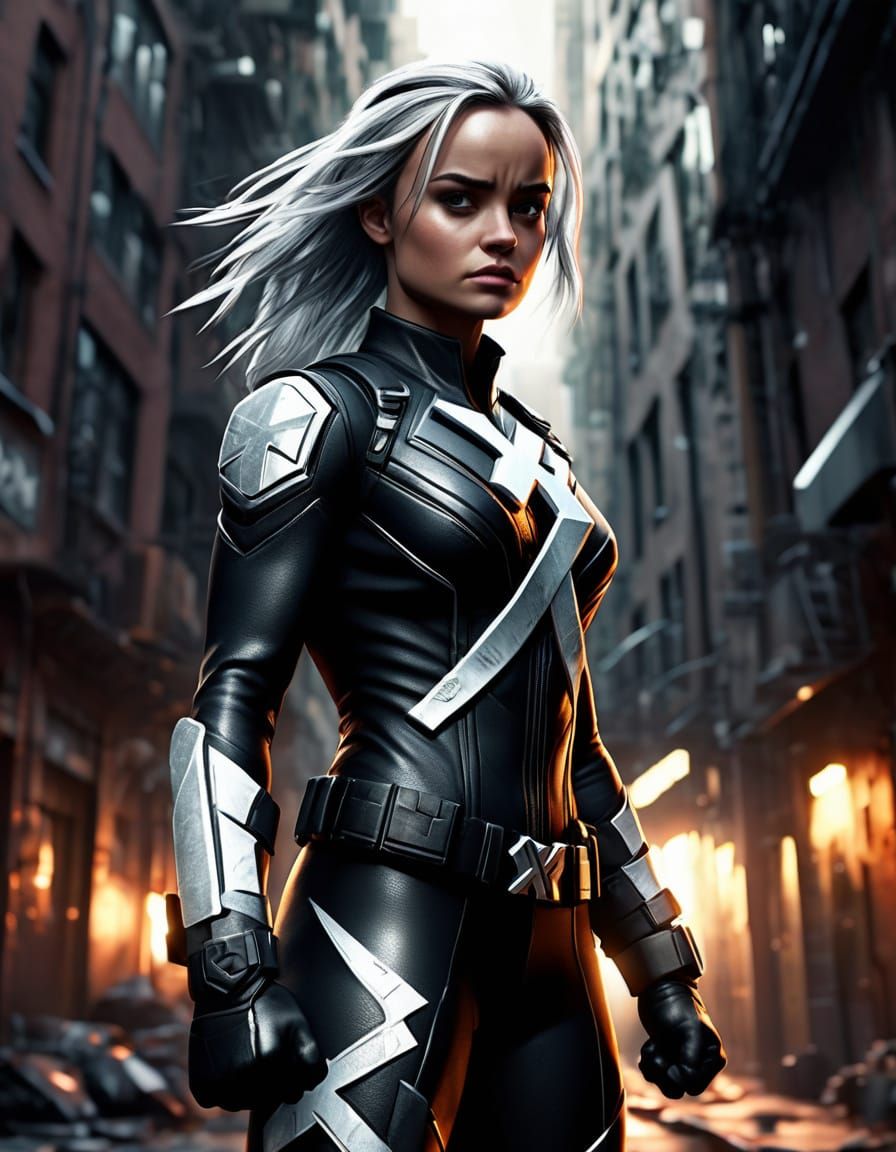 Annie LeBlanc as Rogue in Dark, Gritty X-Men Comic Book Styl...