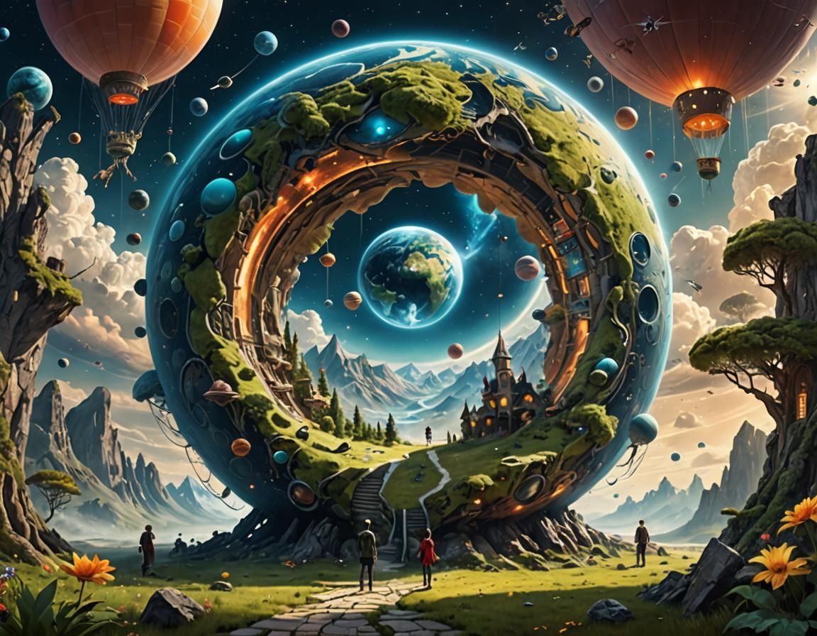Mind-Blowing Fantasy Creation in Magic Realism Style