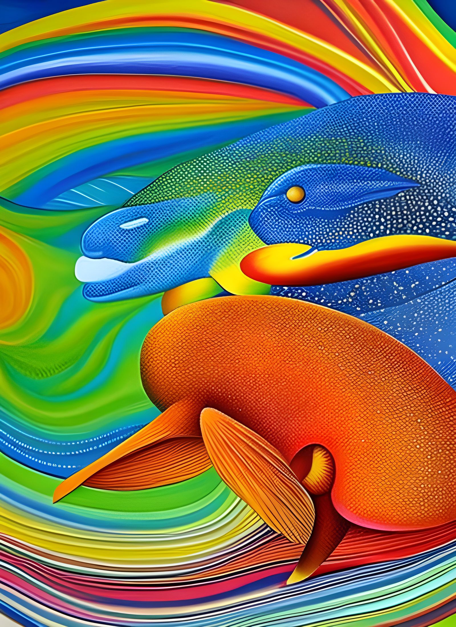 Pictorial History of Bipedal Beings: 3D Digital Art