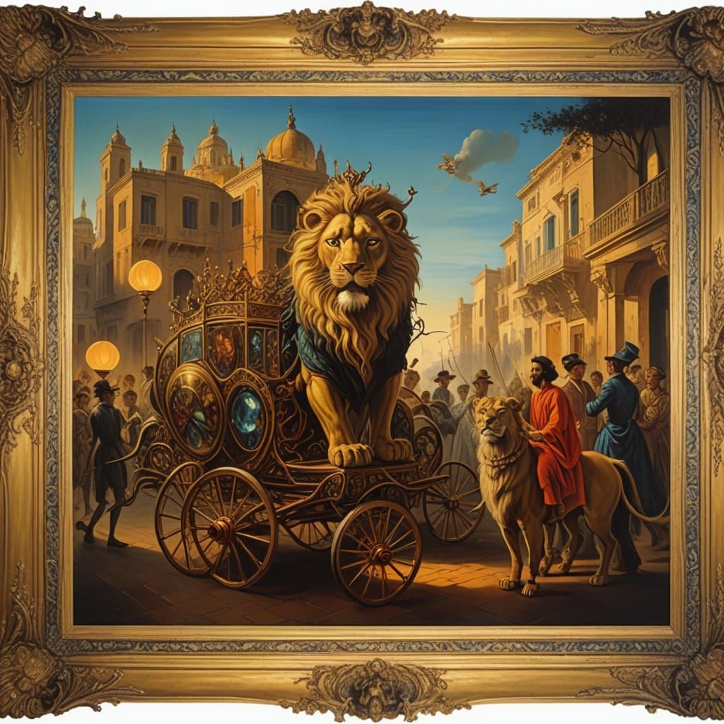 W.B. Yeats My circus animals were all on show, those stilted boys, that burnished chariot, Lion and woman and God knows ...