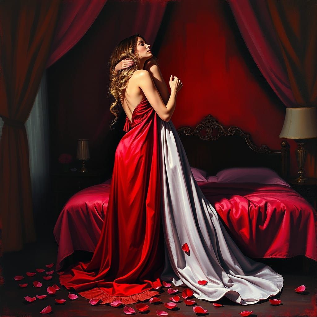 Sapphic Love in a Velvet Red Hush