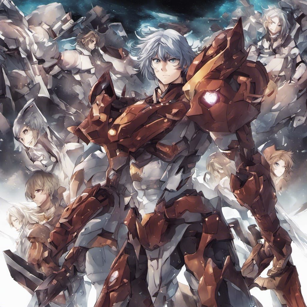 Armored Titan in Anime Key Visual Style