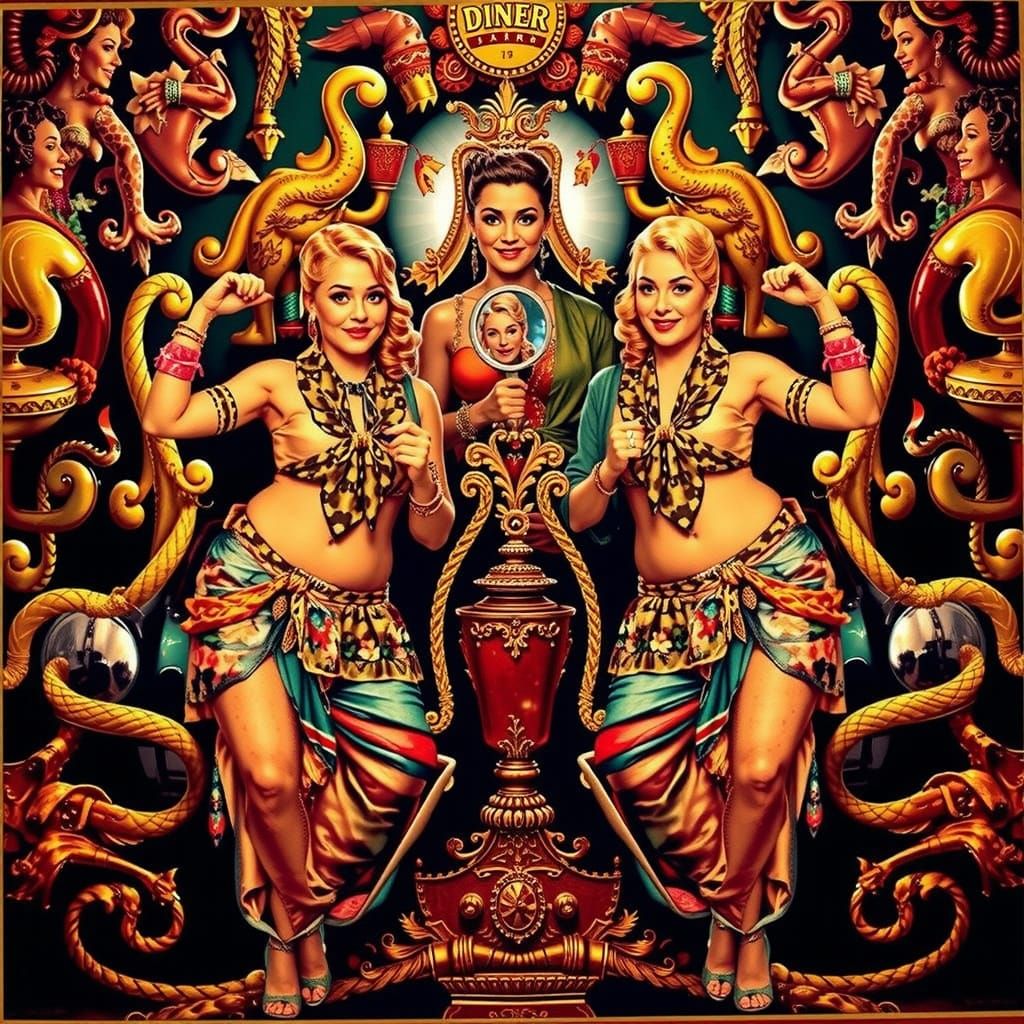 Diverse Women Celebrate Self-Love in Vintage Pin-Up Style