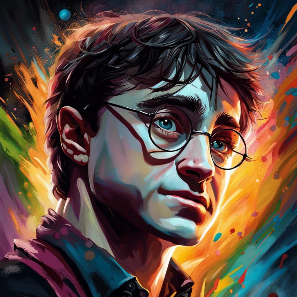 Hyperrealistic Harry Potter Concept Art