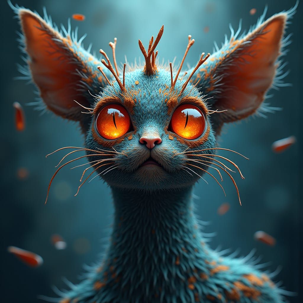 AI Generated Dreamlike Forest Scene