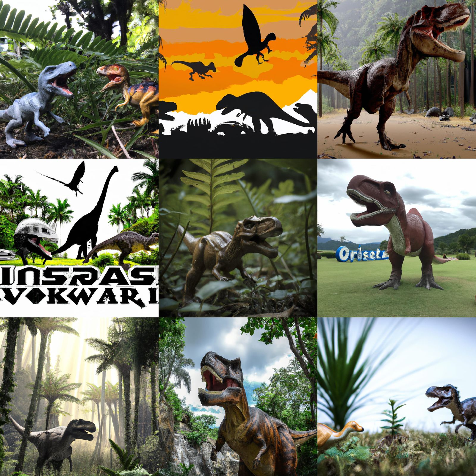 AI Image of Jurassic World Landscape