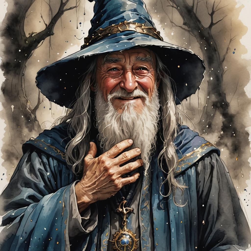 Wizard Transforms Tears into Joyful Smiles