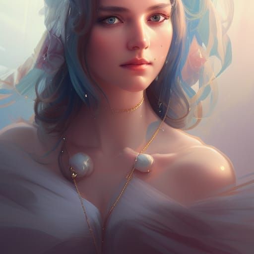 Detailed Portrait of a Russian Princess