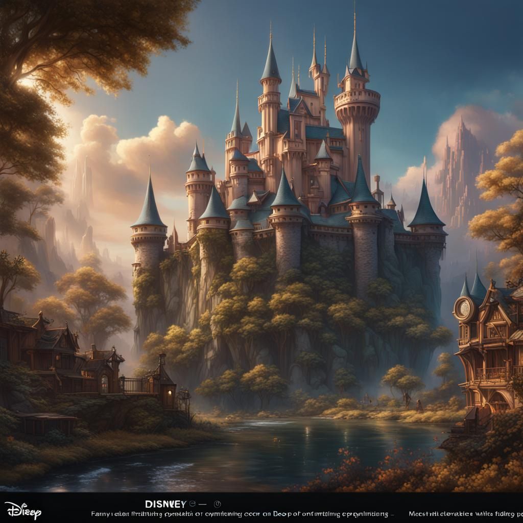 Fantastical Matte Painting in Deep Color