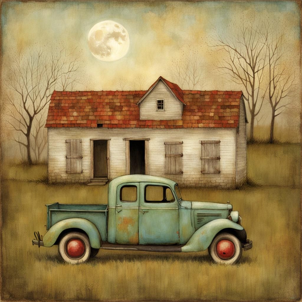 Charming Whimsical Illustration in a Storybook Style