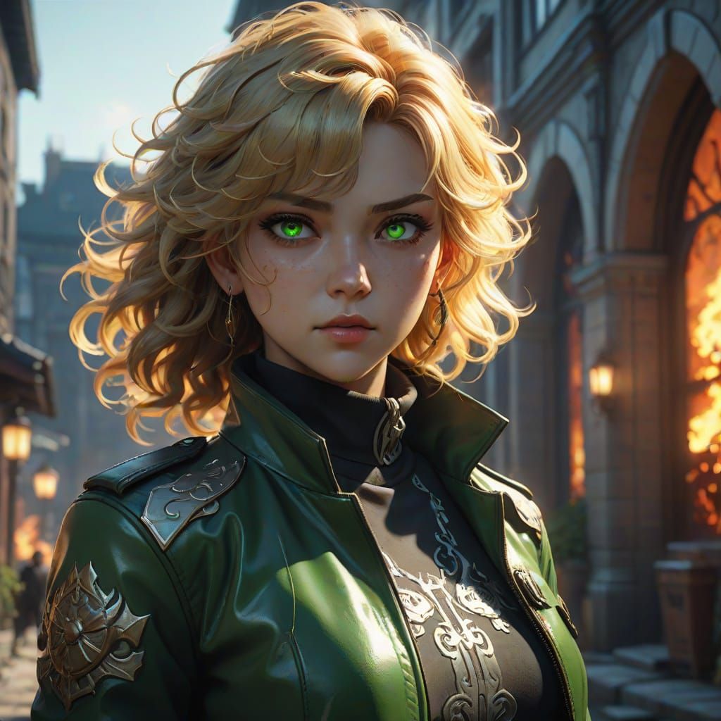 Fierce Mafia Boss in Anime-Inspired 3D Art