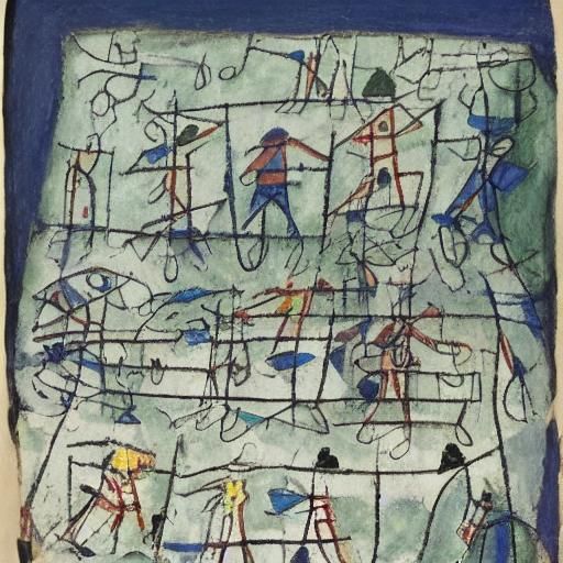 Triumphant Disabled Athletes: Rayonist and Expressionist Sty...