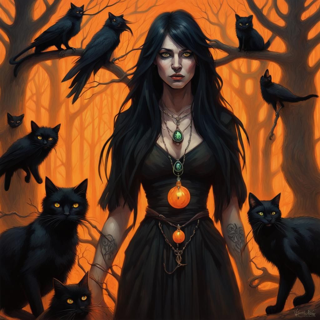 Forest Witch Communion: A Sinister Fantasy