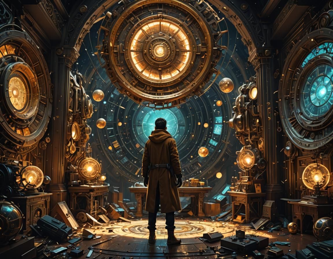 Dramatic Big Bang Image in a Maximalist Style