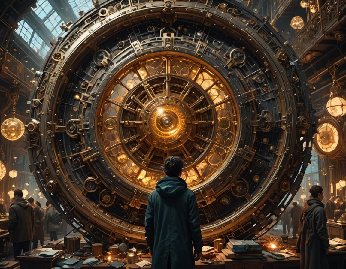 Dramatic Big Bang in Maximalist 3D Render