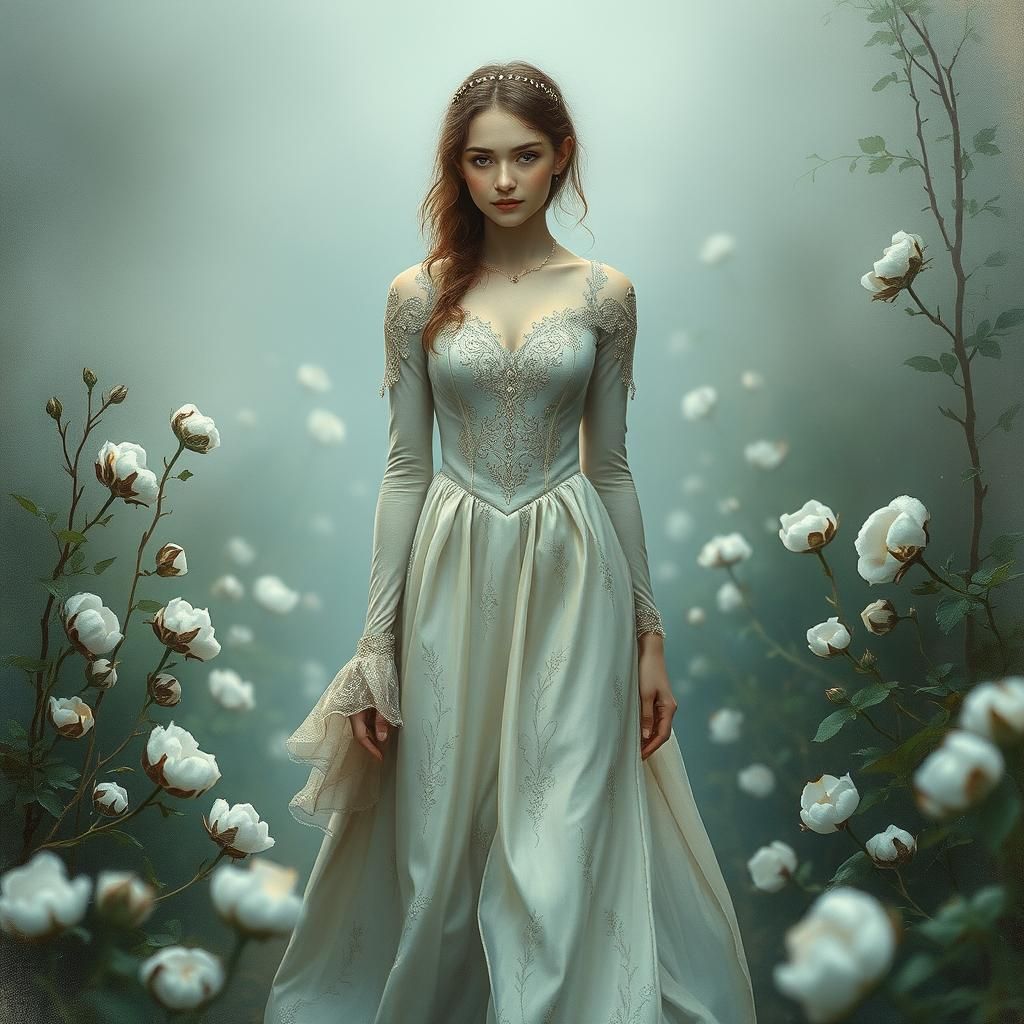 Lady Kirra in Cotton garden