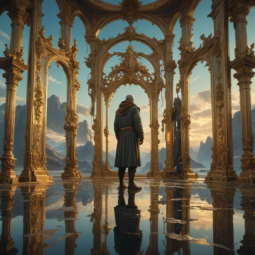 God of Infinite Reflections: Digital Matte Painting