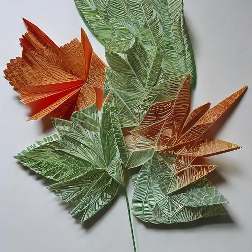 Playful Paper Leaf Art Project in Autumn Colors