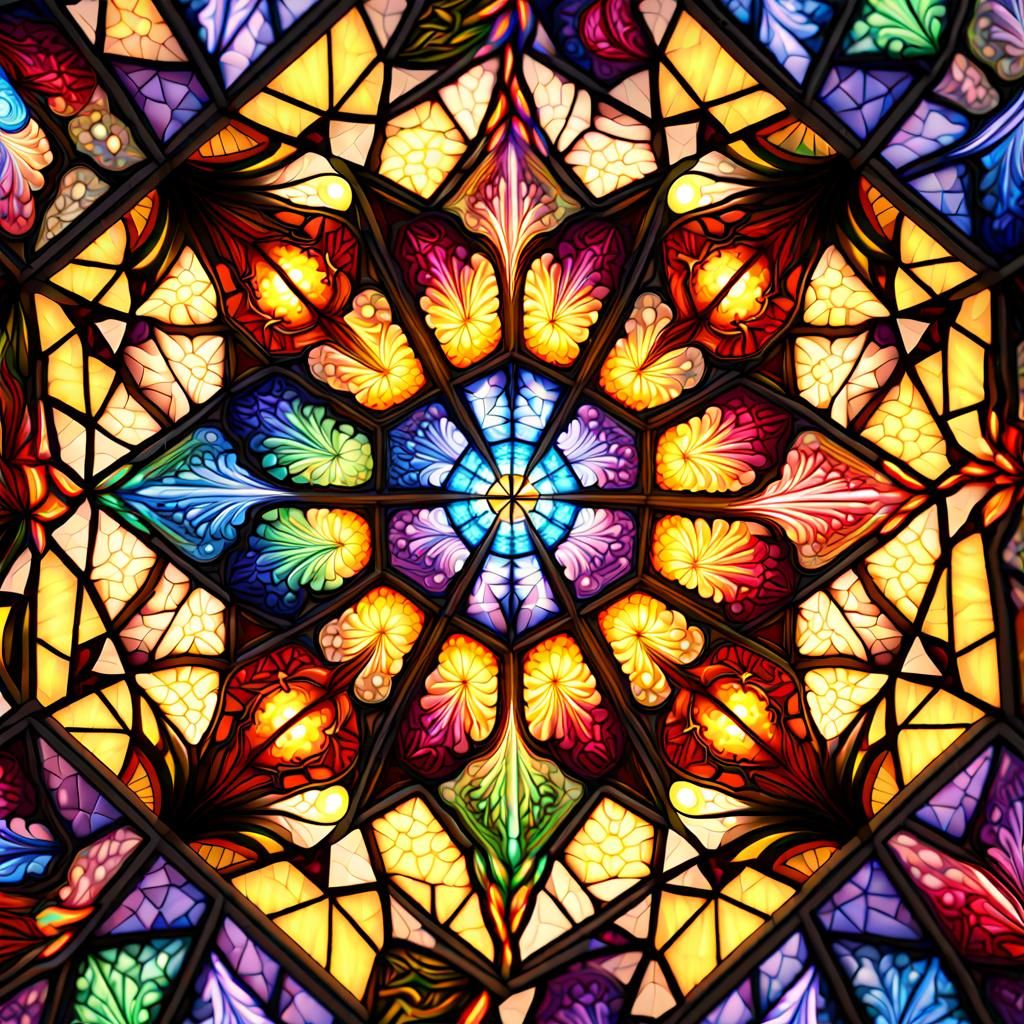Stained Glass Kaleidoscope