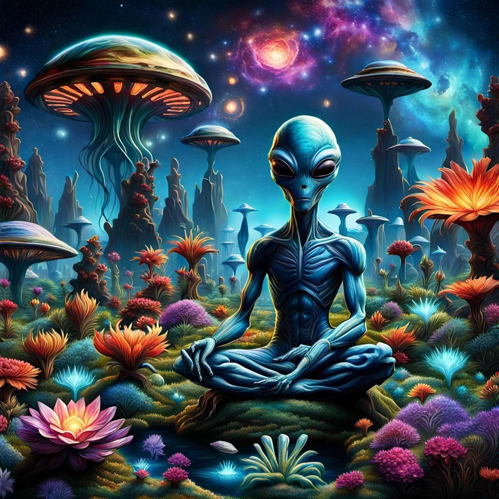 Alien Zen Garden