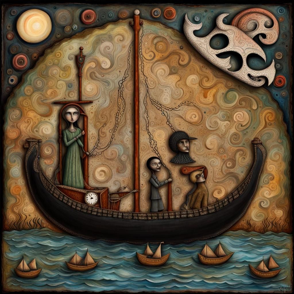 Charon's Ferry: A Folk Art Journey to the Underworld