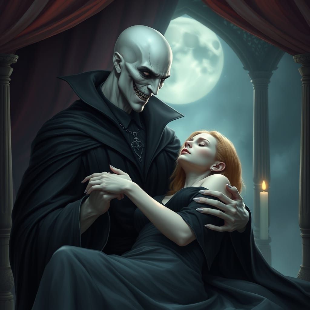 Nosferatu in Ethereal Fantasy Style