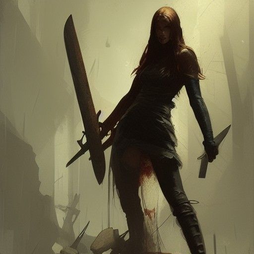 Sinister Axe Artwork in Grzegorz Rutkowski Style