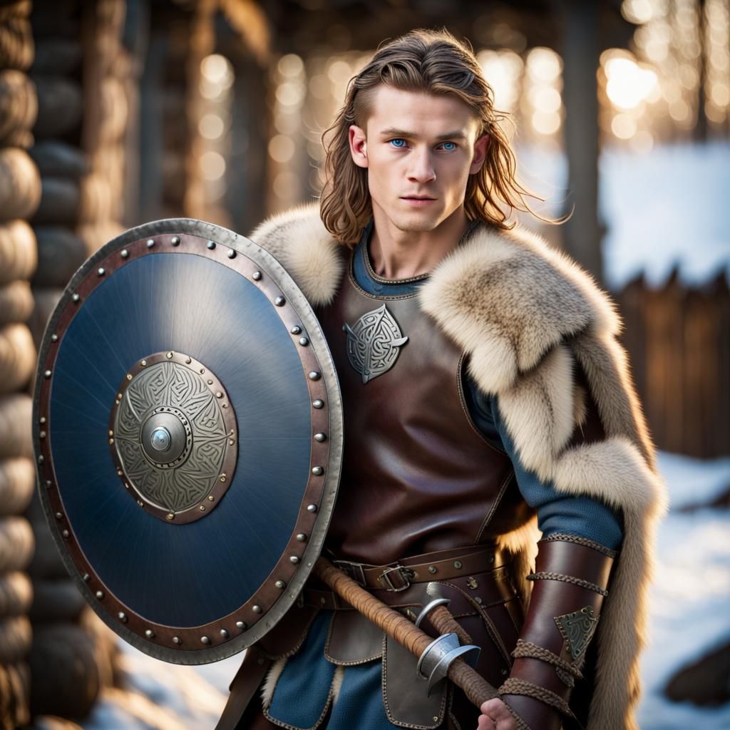 Young viking male