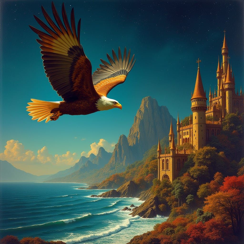 Surreal Dreamscape Unveils Majesty and Wonder