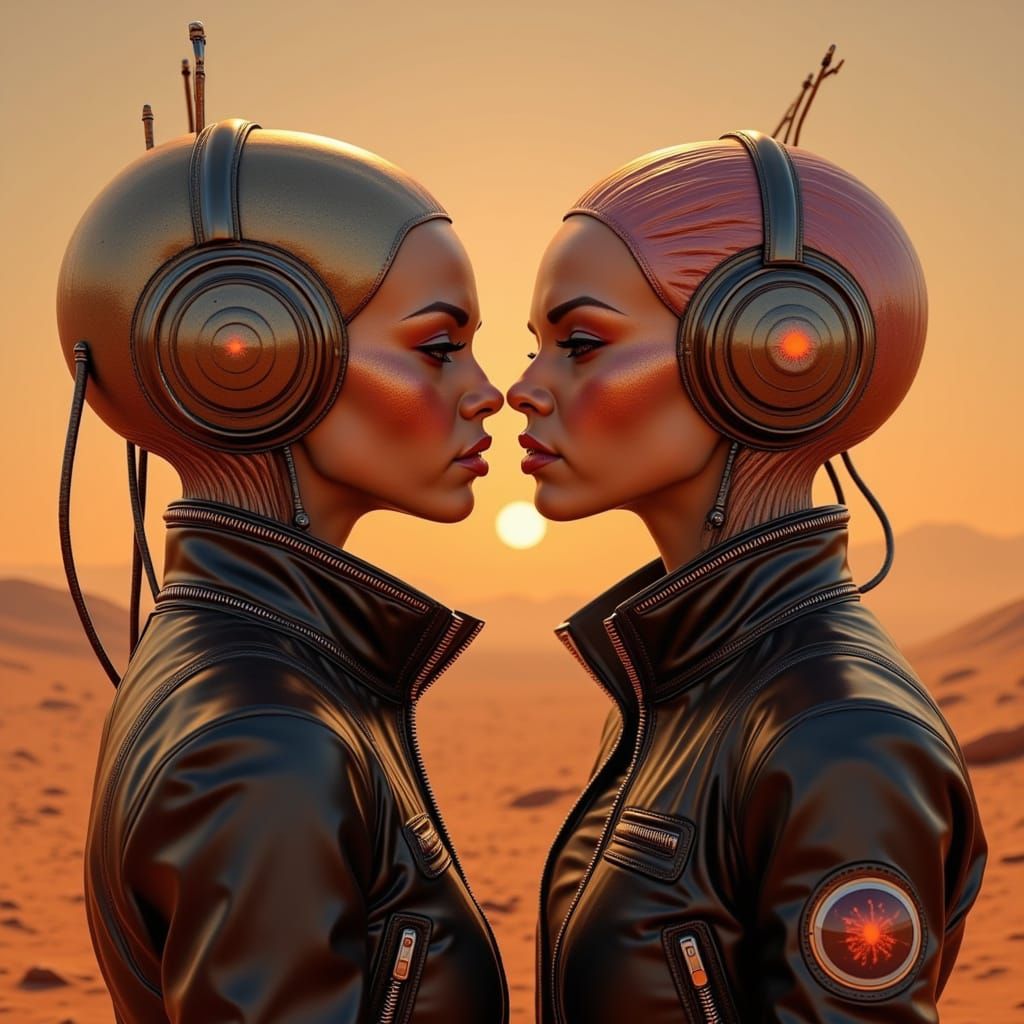 Teen Aliens and Humans Flirt on Mars