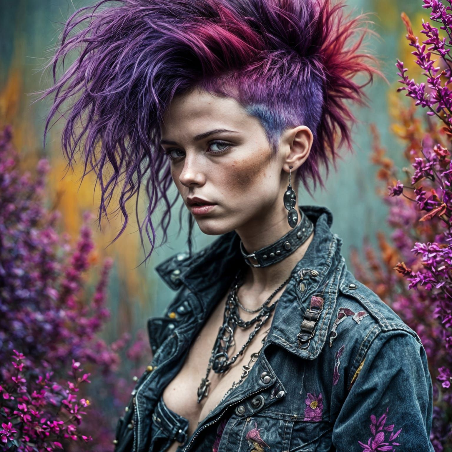 Purple Punk Girl