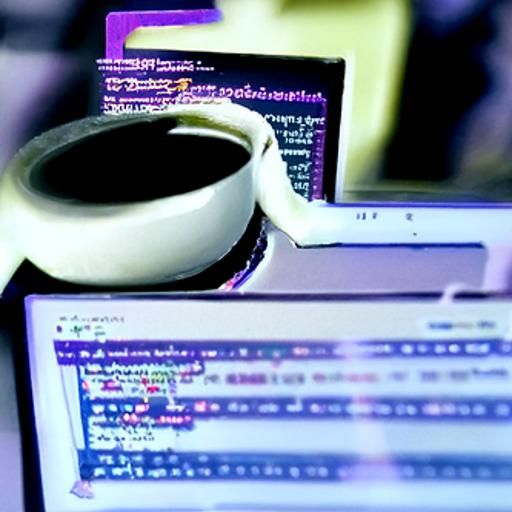 Javascript Programmer in Digital Art Style