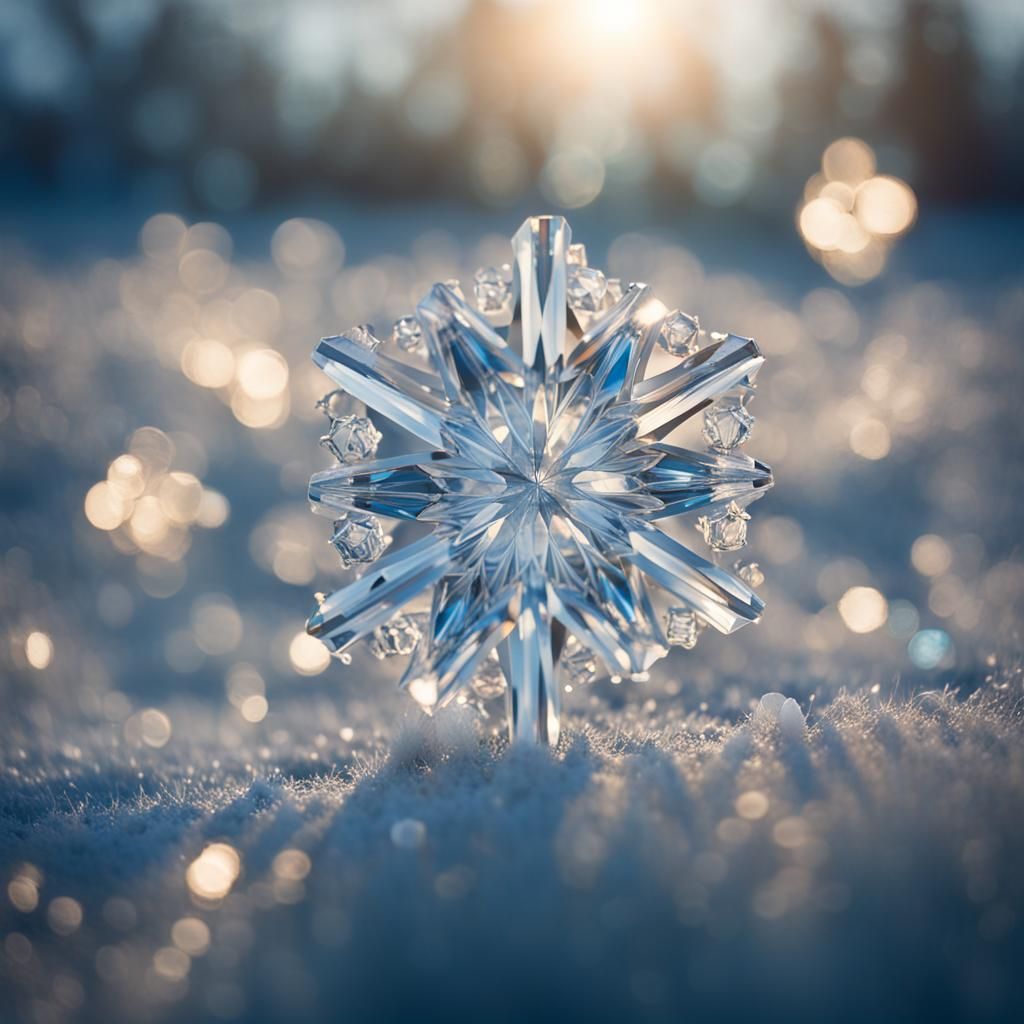 Crystalline Symphony: Light and Shadow Dance