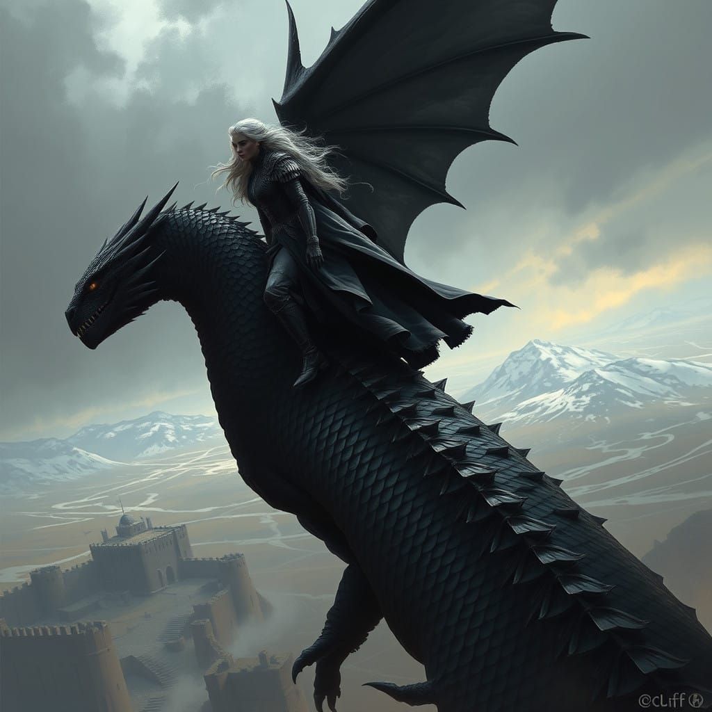 Daenerys Rides Dragon Through Seven Kingdoms in Dark, Gritty...