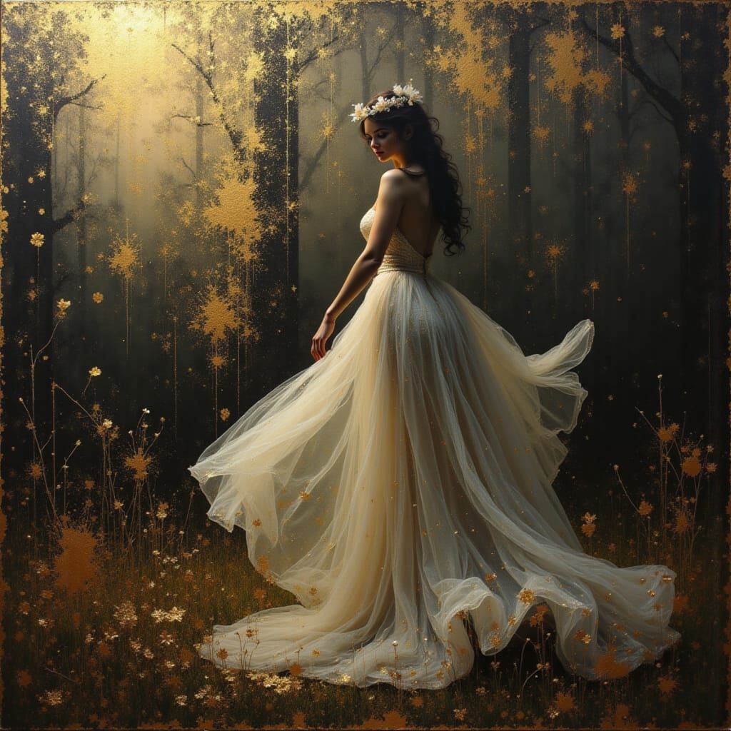 Golden Nature's Beauty Revealed by AI