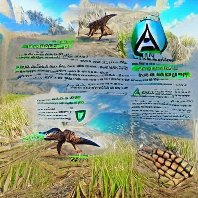 Dinosaur Landscape from a Video Game