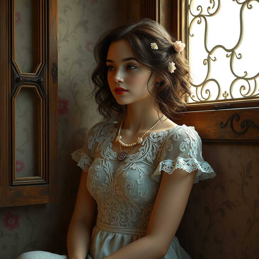 Whimsical Vintage Beauty in Soft Focus