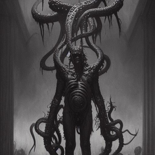 Horrific Demon of Arms and Eyes