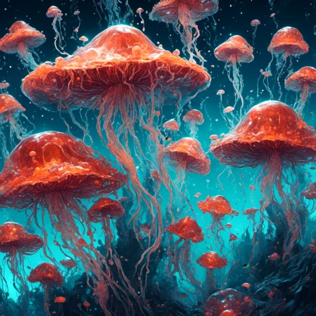 Mushroom Cap Jellyfish Hybrid