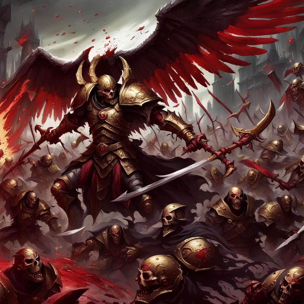 Epic Battle: Shadow Angel vs Undead Army