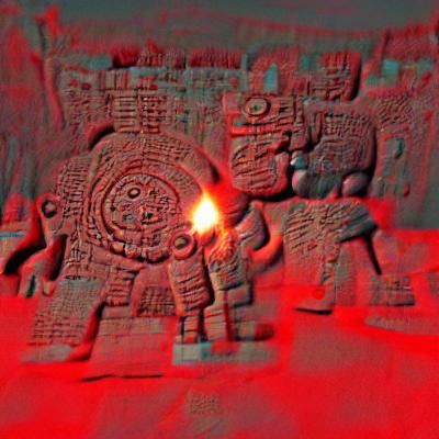 Mayan Ritual: Summoning Dark Gods Under Red Moon