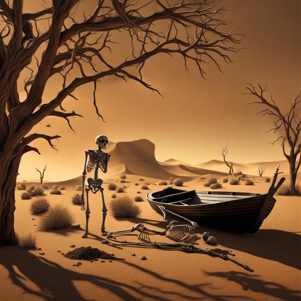 Surreal Desert Tear Reveals Vibrant World