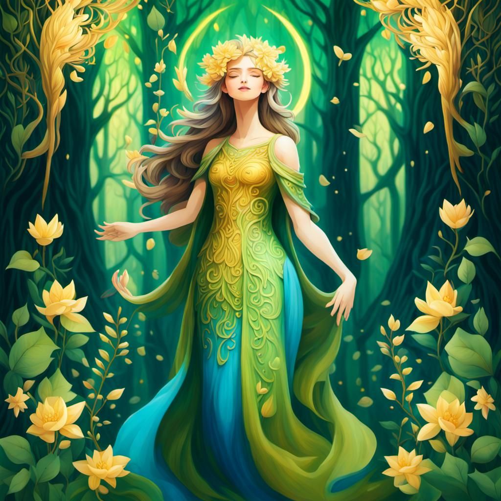 Joyful Forest Guardian Spreads Happiness