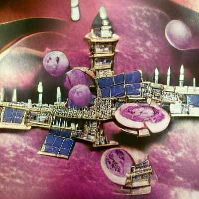 Purple Moon City: An Archaeon Fantasy Space Station
