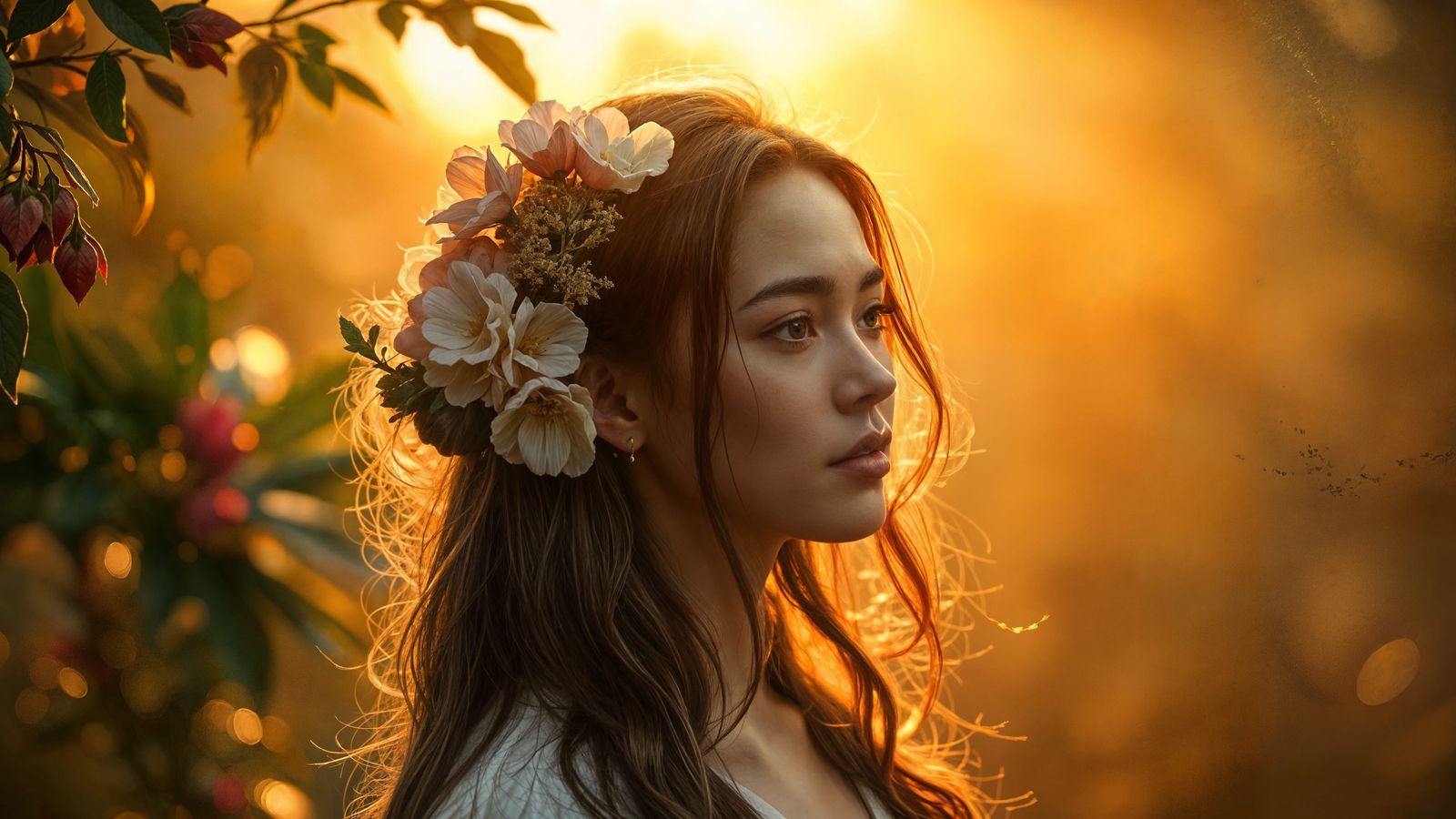 Cinematic Masterpiece with Painterly Brushwork and Volumetri...