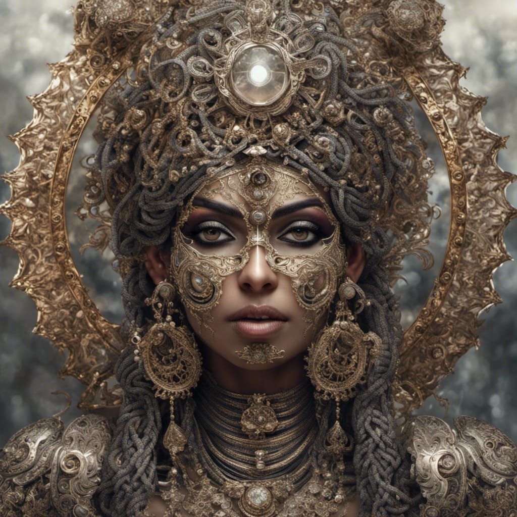 Diamond Filigree Kali: A Steampunk Masterpiece