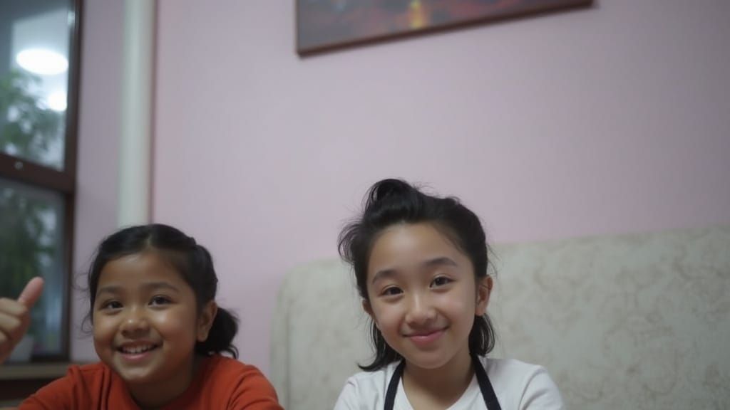 Whimsical Ghibli-Inspired Fantasy Scene